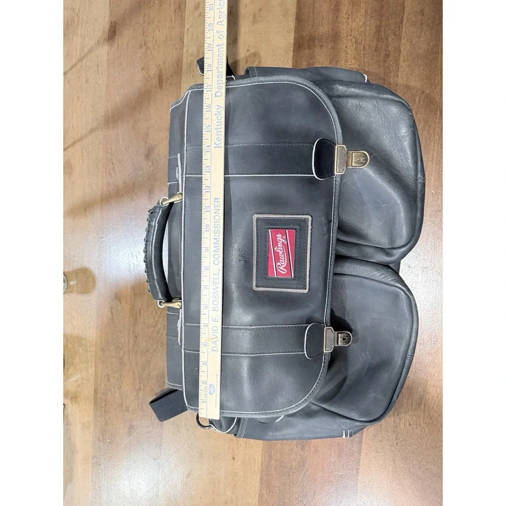 Rawlings Gian Paolo Lombardo Heart of the Hide Black Leather‎ Briefcase Bag USA